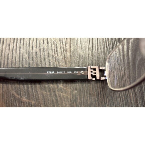Fendi Italy F782R 756 54-17-135 Purple Metal Full Rim Eyeglass Frame Rhinestones main image 5